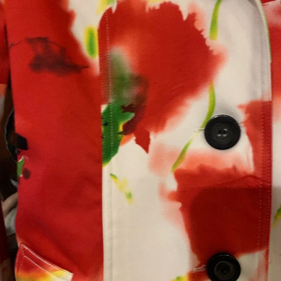 Calessa floral belted Jacket with pockets - Picture 3 of 11